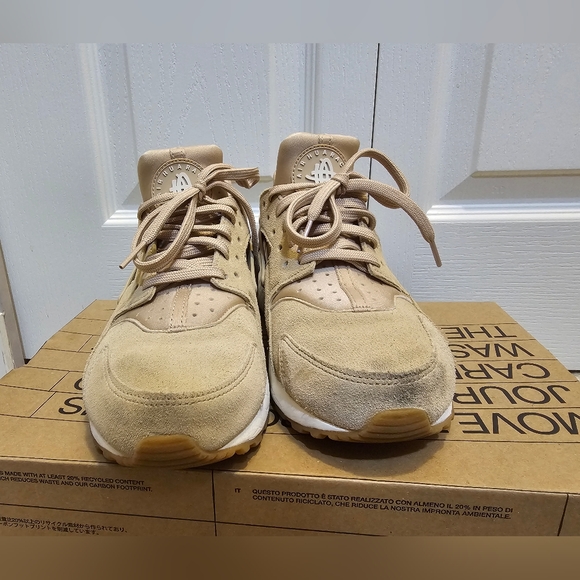 NIKE Huarache Beige Suede US 7.5 W - Picture 5 of 7